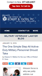 Mobile Screenshot of militaryveteranlawyer.com